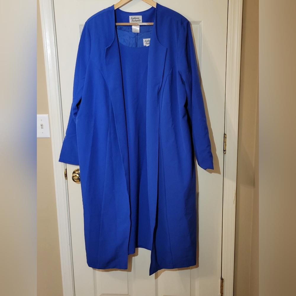 2 piece dress and coat set